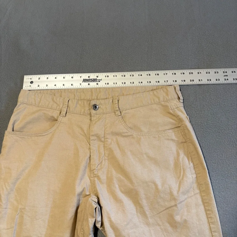 North Face Chino Pants Mens 36x32 Tan Khaki Straight Leg Cotton Blend Stretch